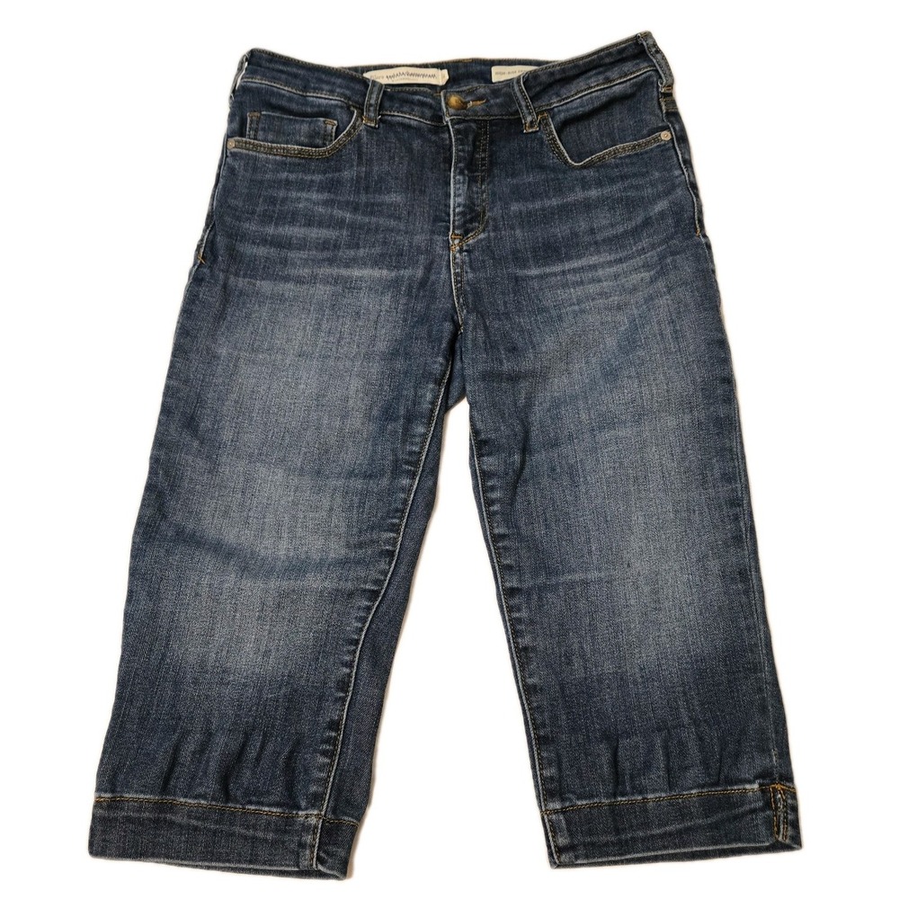 Pilcro and the Letterpress High Rise Denim Cropped Leggings Stretch Size 29